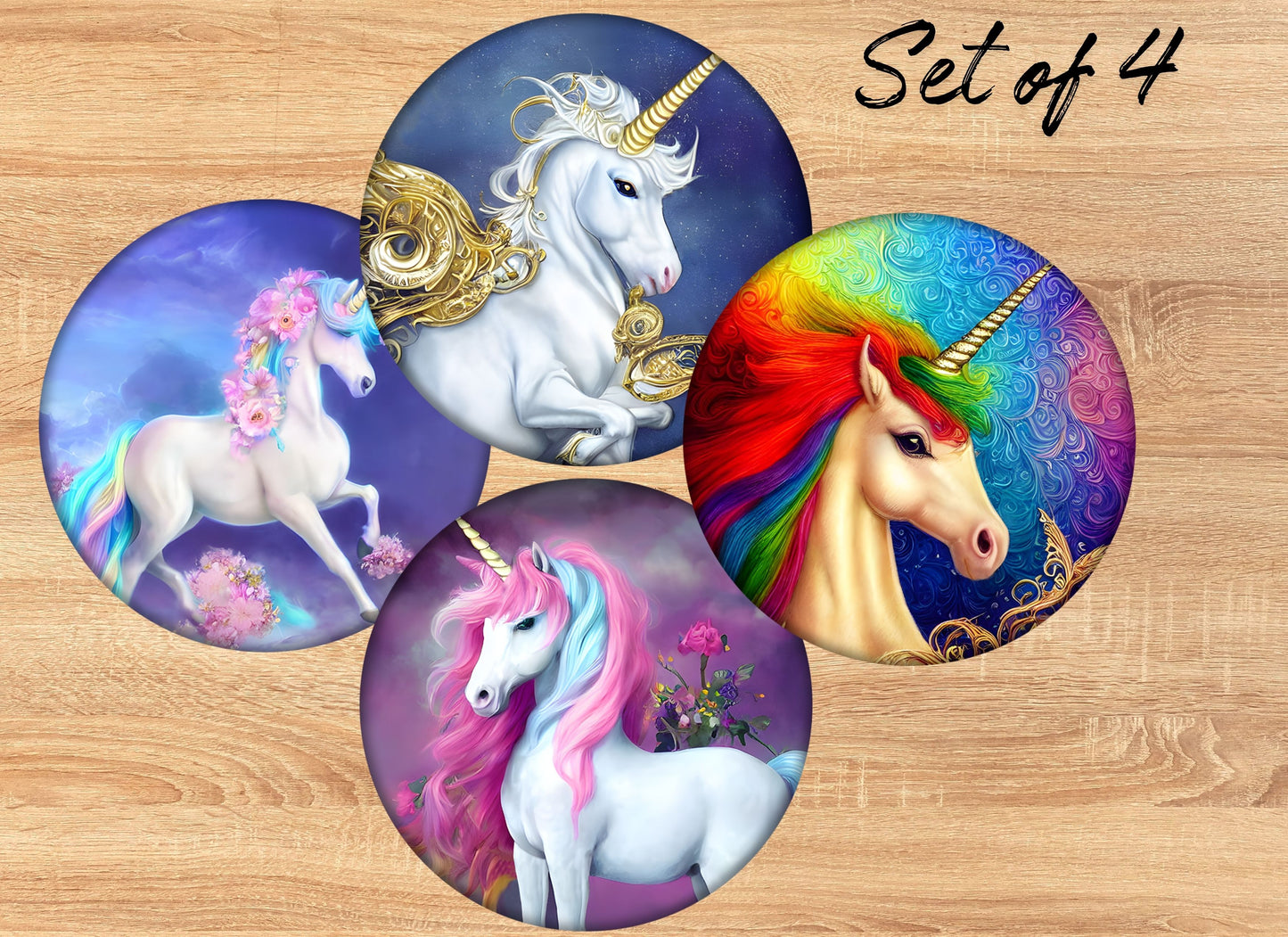 Drink Coaster- Fantasy Unicorn