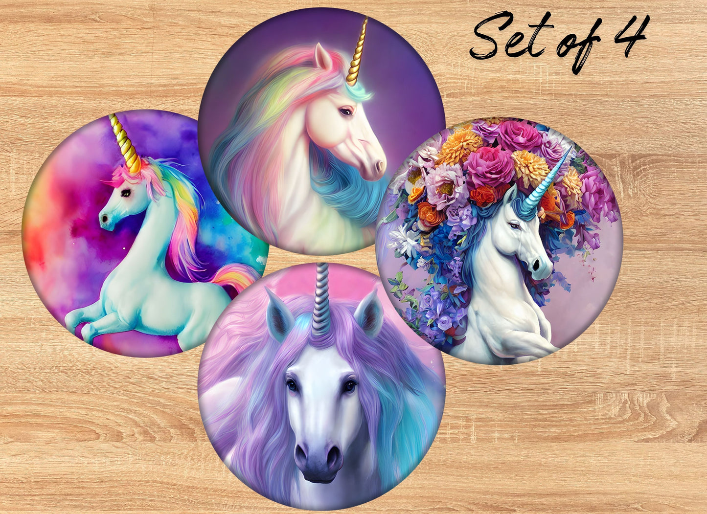 Drink Coaster- Fantasy Unicorn