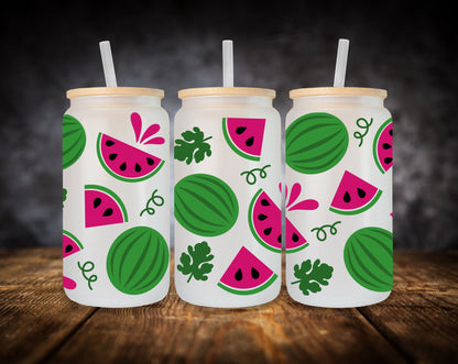 Glass Can- Watermelon