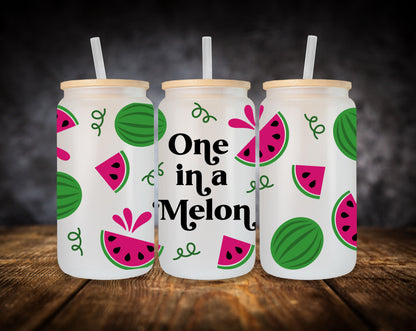 Glass Can- Watermelon