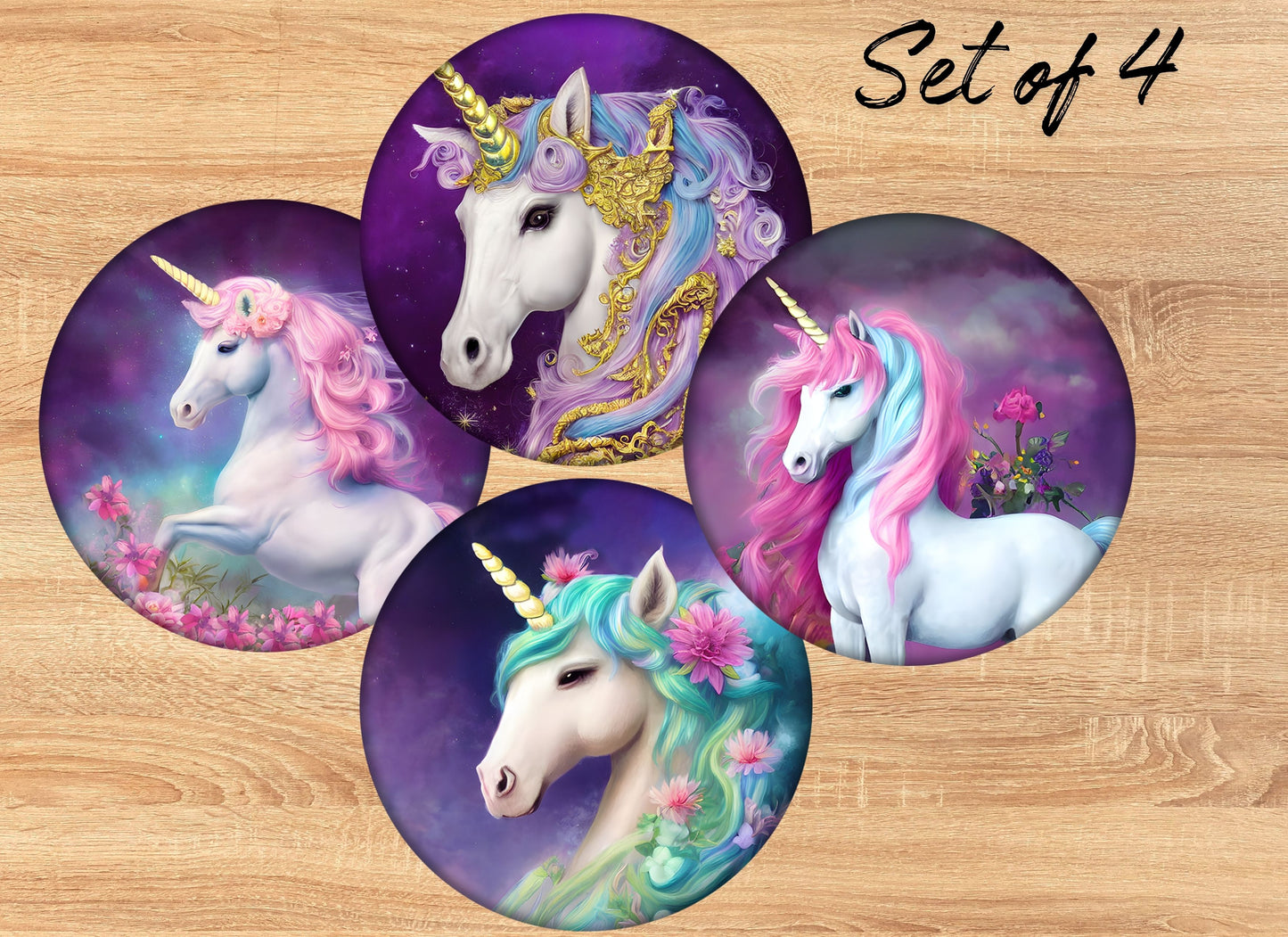 Drink Coaster- Fantasy Unicorn
