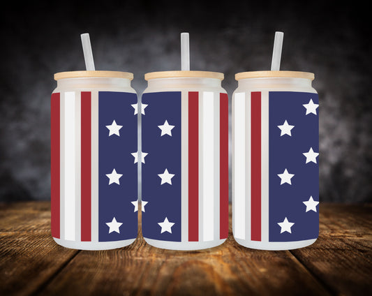 Glass Can-4th of July