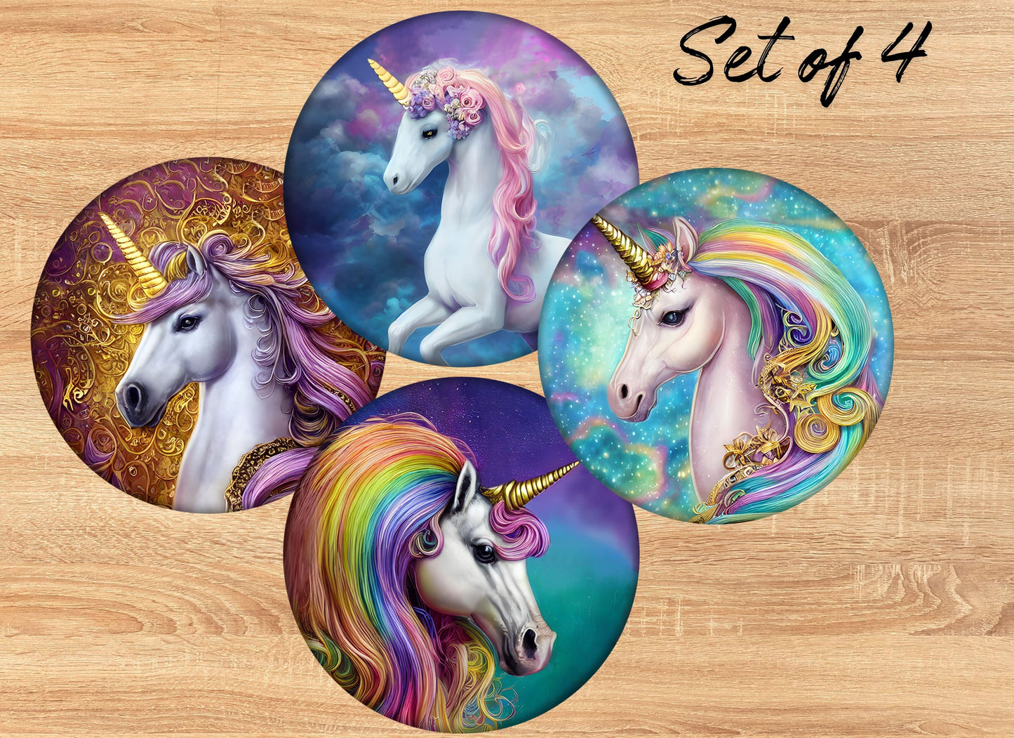 Drink Coaster- Fantasy Unicorn