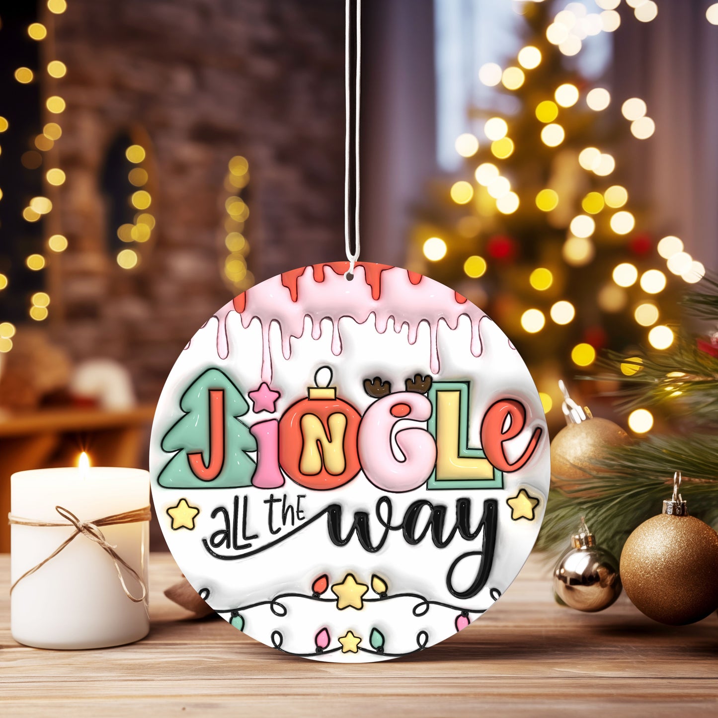 Christmas Ornament Jingle all the way