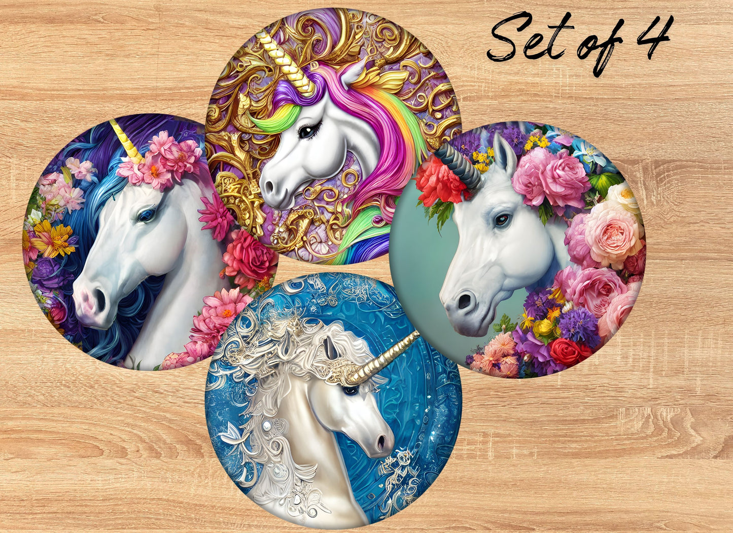 Drink Coaster- Fantasy Unicorn