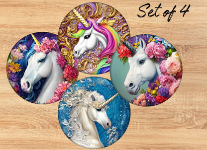 Drink Coaster- Fantasy Unicorn