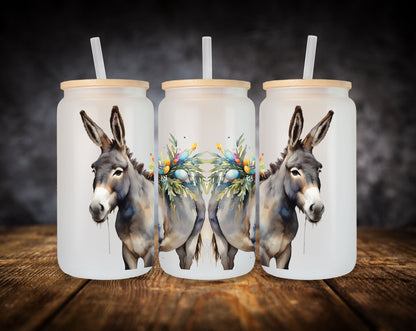 Glass Can-Donkeys Multi