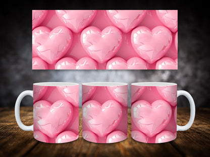 Coffee Mugs-Hearts Themed