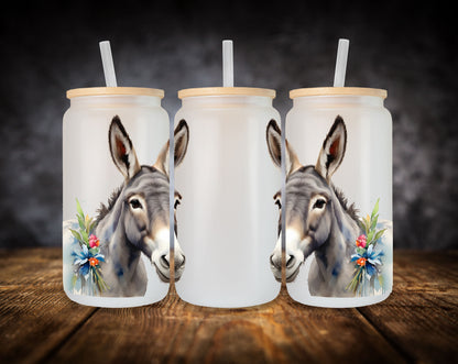 Glass Can-Donkeys Multi