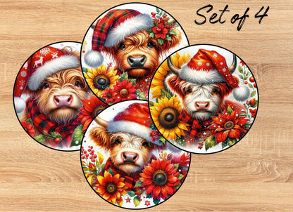 Drink Coaster-  Christmas Collection