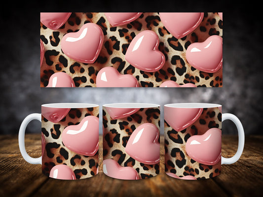 Coffee Mugs-Hearts Themed