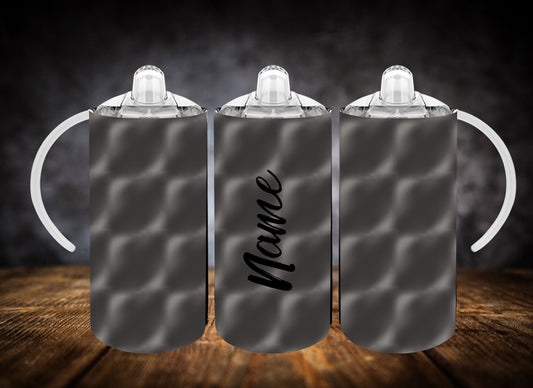 Sippy Cup-Silver Pattern W/Name Multi