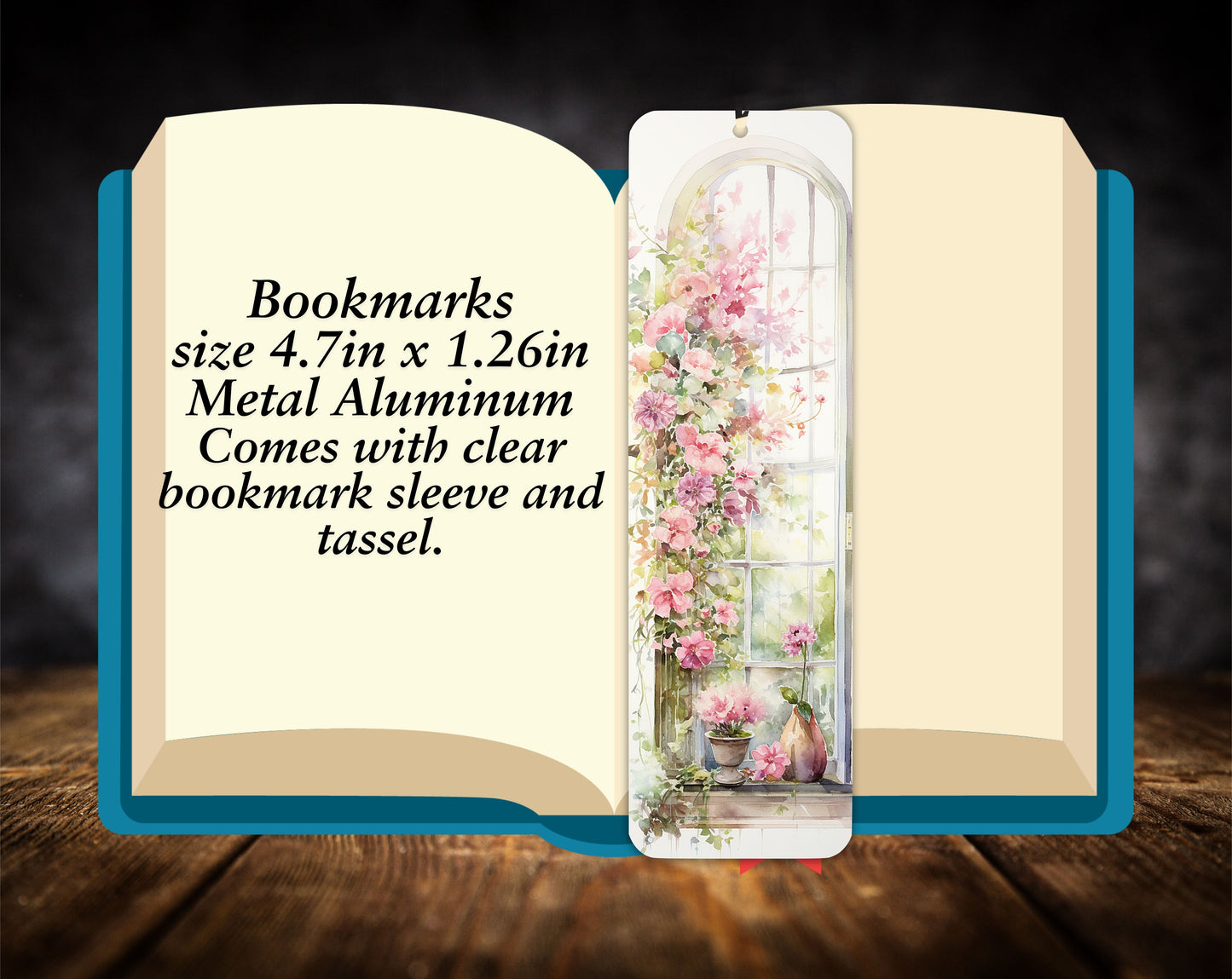 Bookmarks-Window Flowers