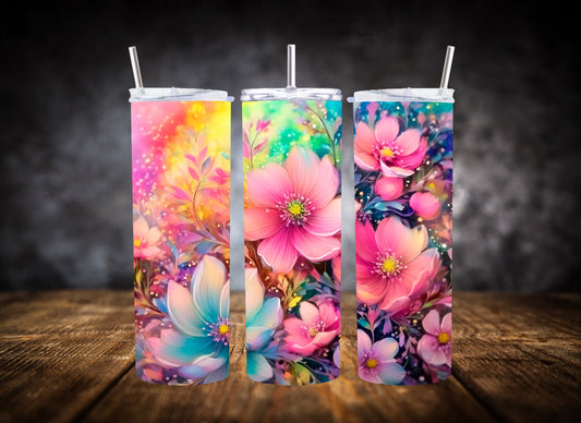 20oz Tumbler- Dreamy Floral Collection