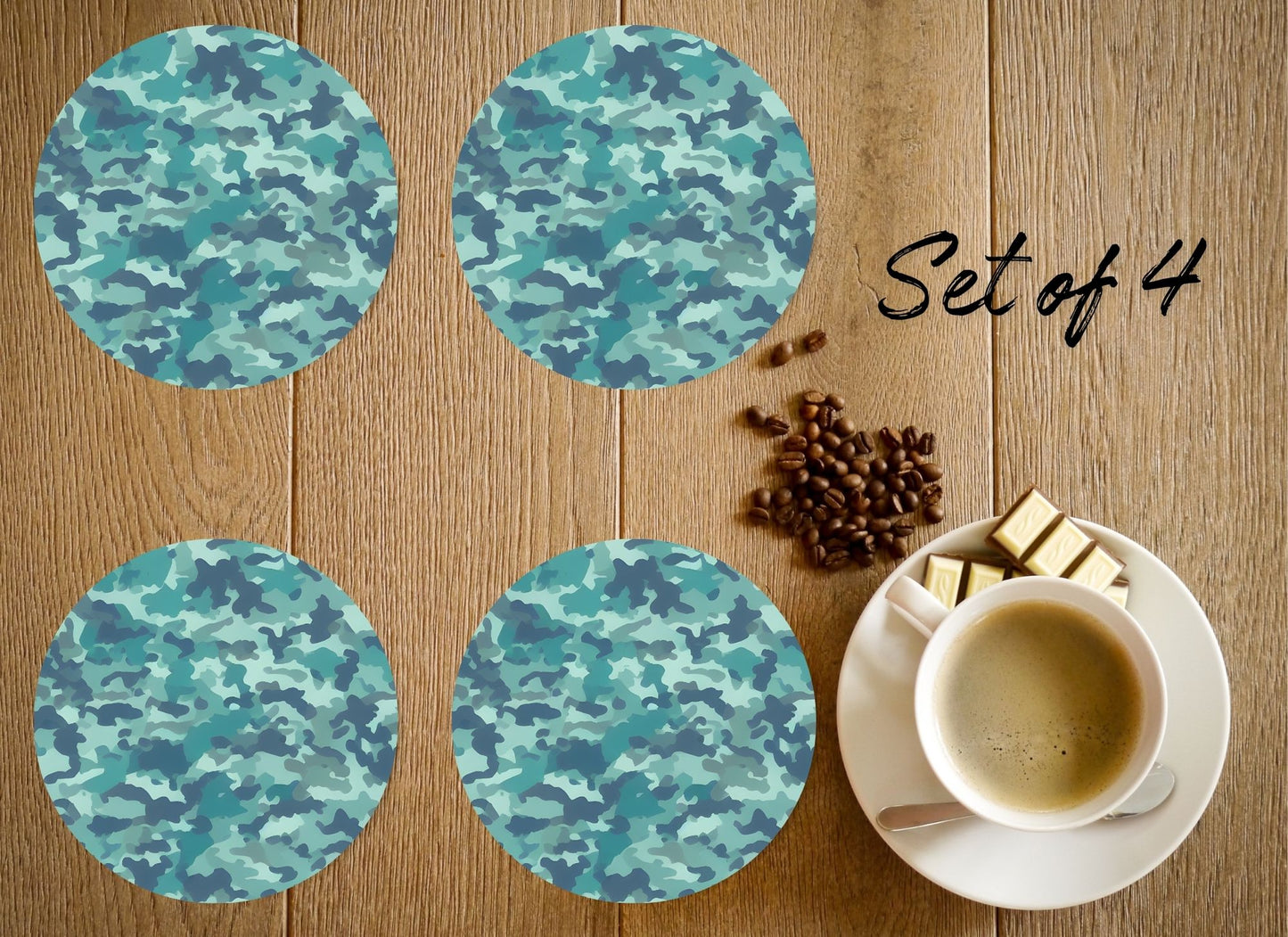 Drink Coaster- Army Print
