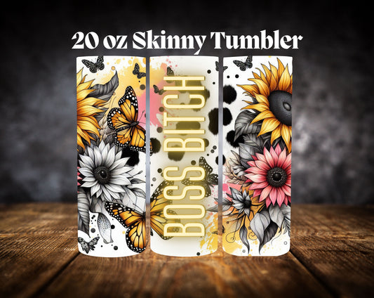 20oz Tumbler- Boss Bitch