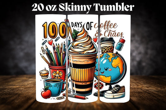 20oz Tumbler-100 Days of Coffee
