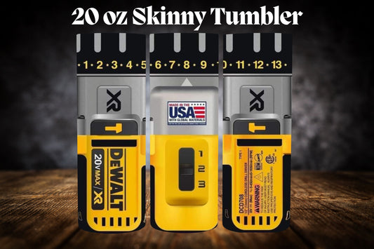 20oz Tumbler- DeWalt Tools
