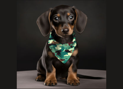 Dog Bandanas-Camouflage Designs