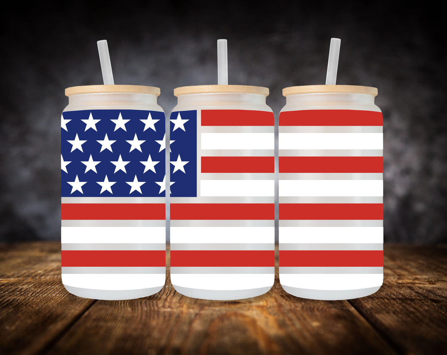 Glass Can-4th of July