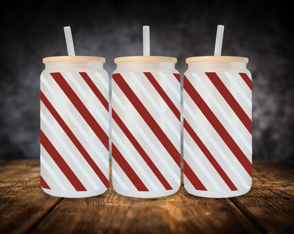 Glass Can- Christmas Designs