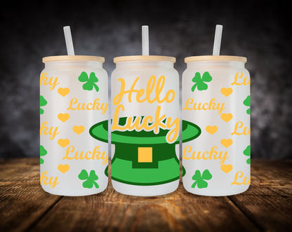 Glass Can-St. Patrick's Day
