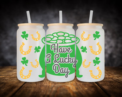 Glass Can-St. Patrick's Day