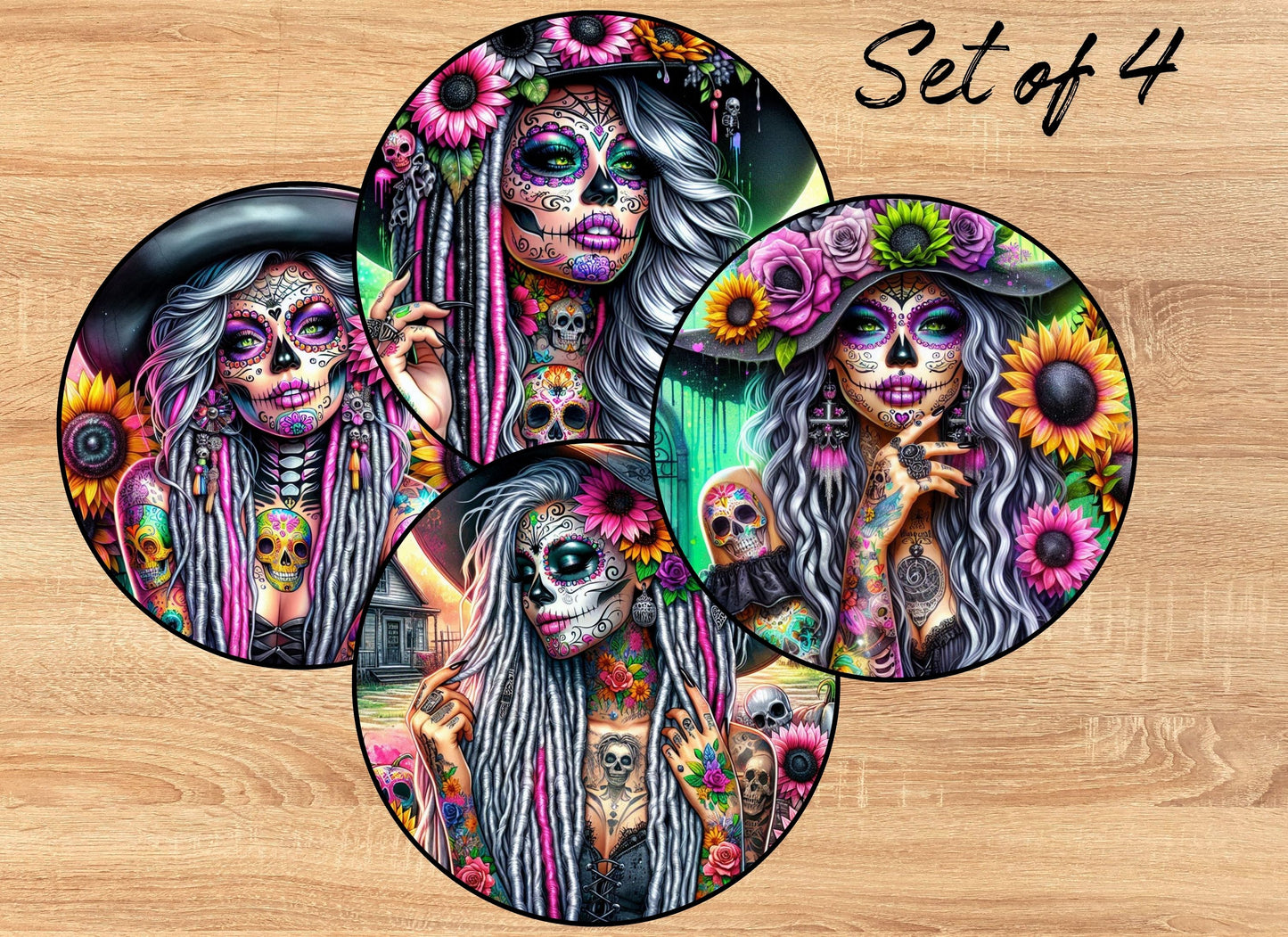Drink Coaster- Sugar Skull Collection