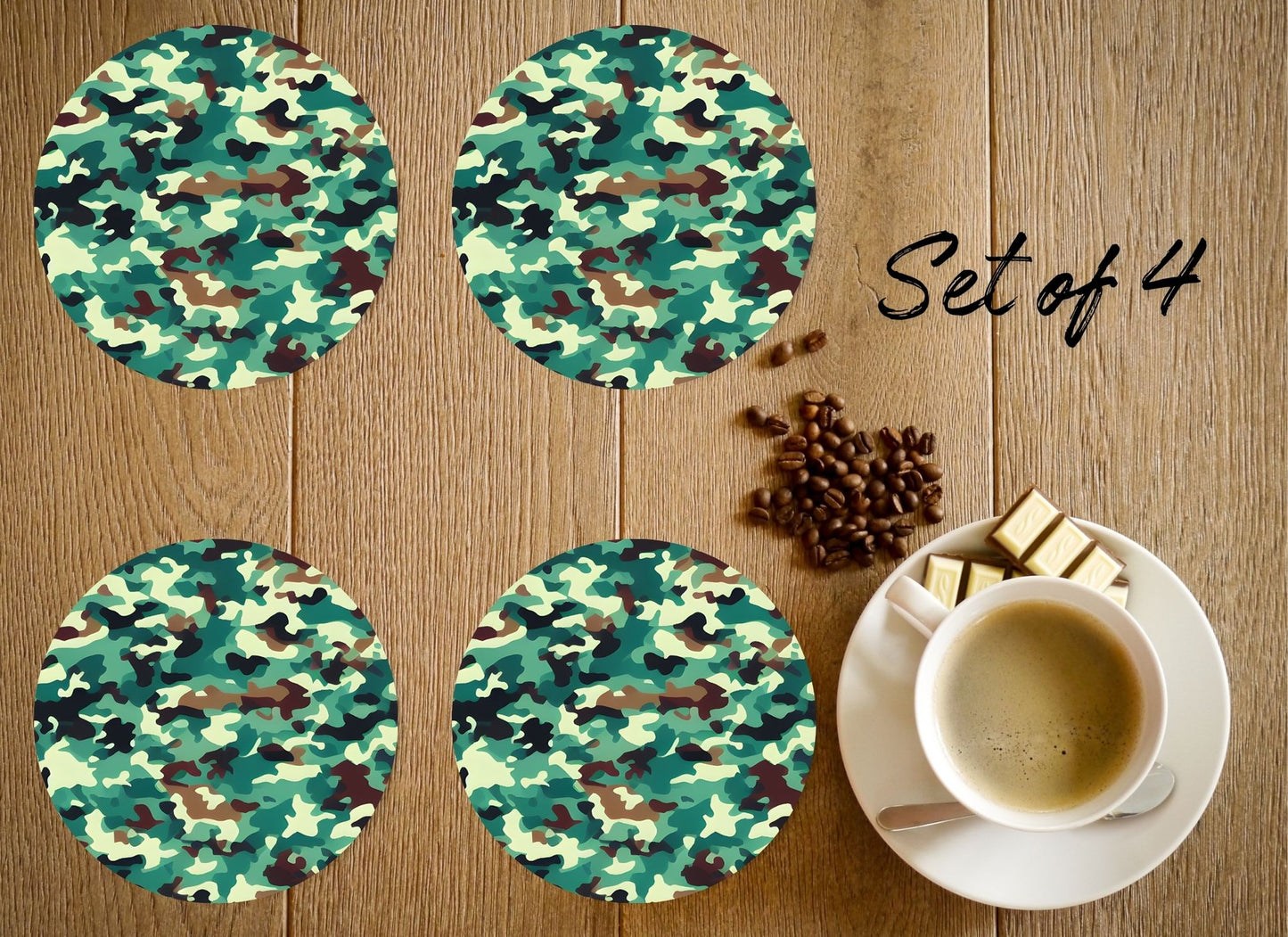 Drink Coaster- Army Print