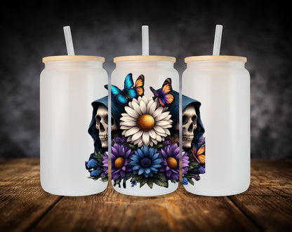 Glass Can- Cloak Skulls