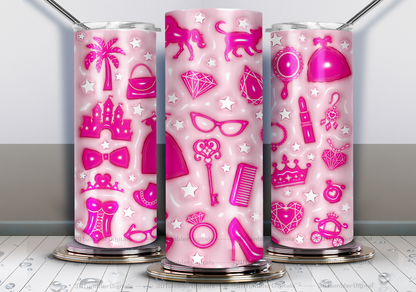 20oz Tumbler- Pretty In Pink