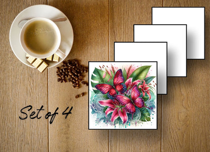 Drink Coasters- Butterflies
