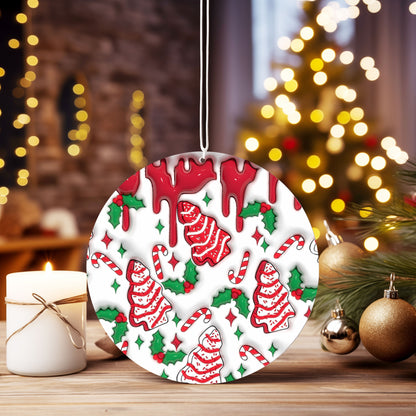 Christmas Ornament Cookie Drip