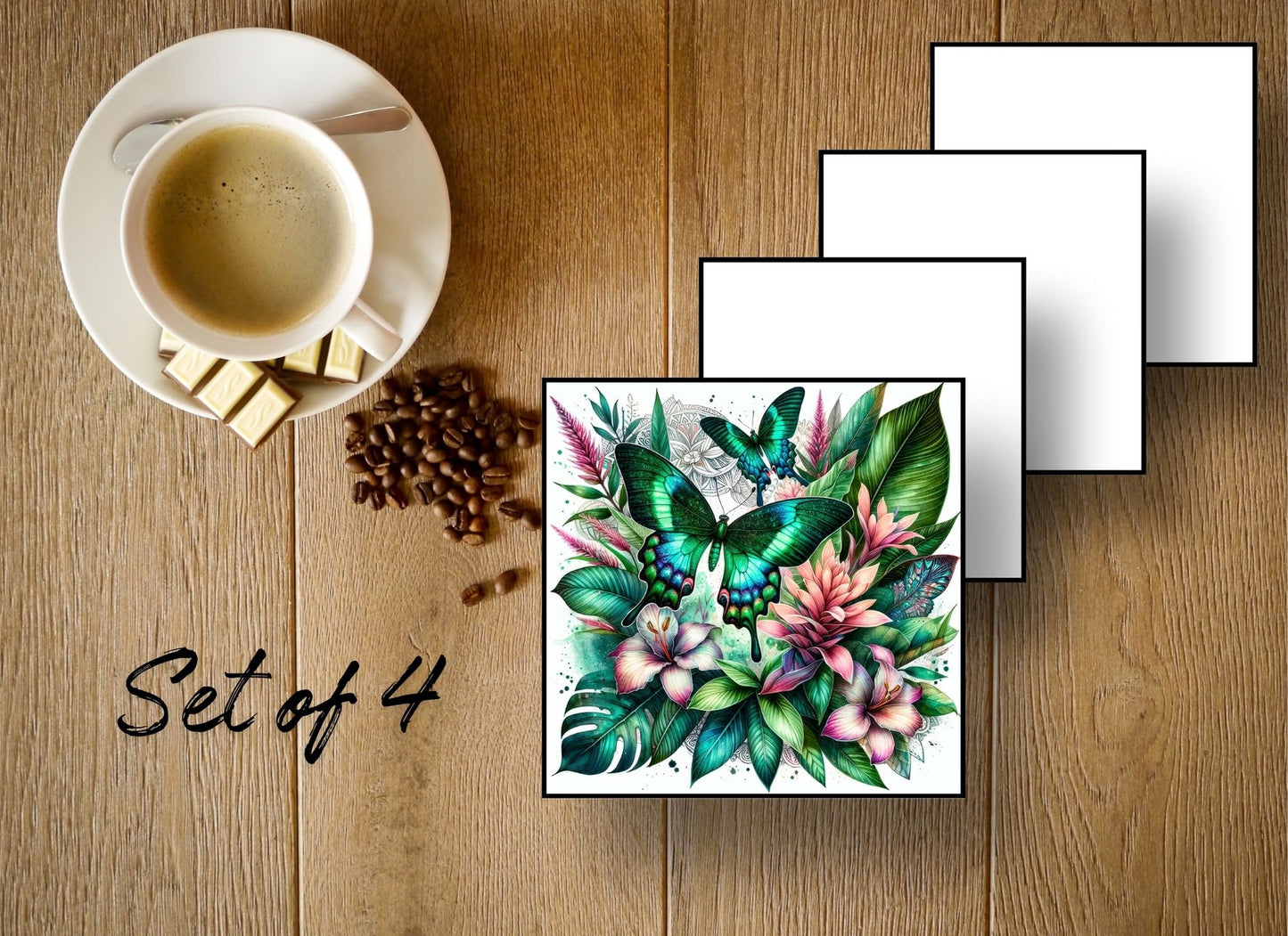 Drink Coasters- Butterflies