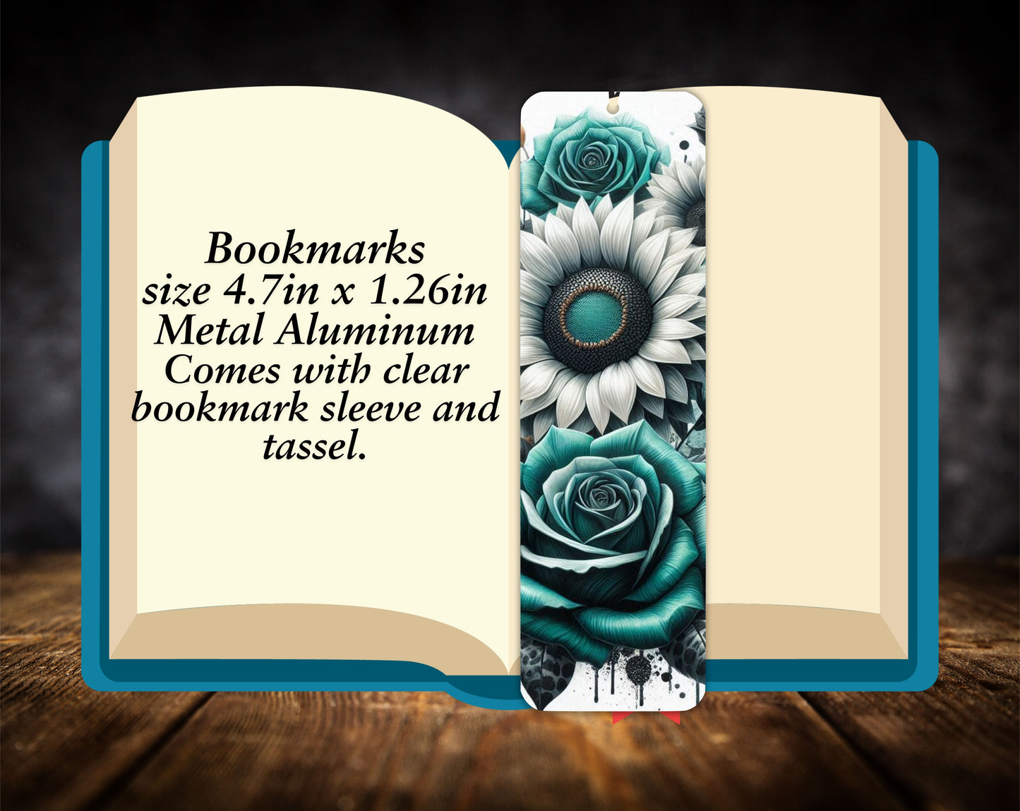 Bookmarks-Abstract Sunflowers