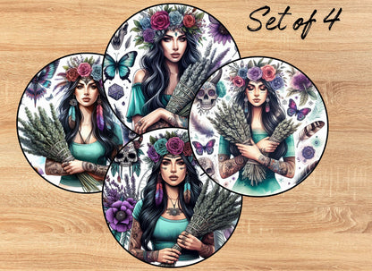 Drink Coaster- Sugar Skull Collection