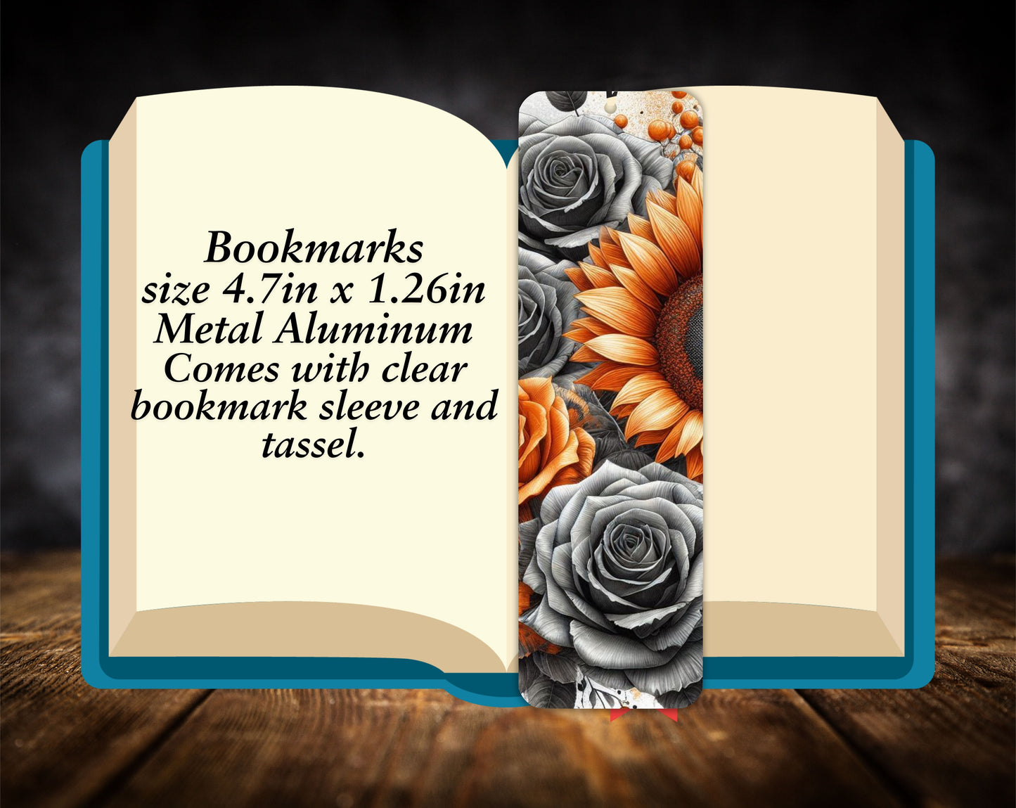 Bookmarks-Abstract Sunflowers