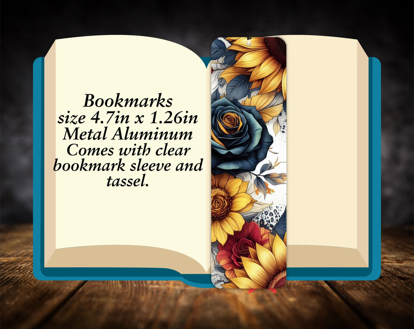 Bookmarks-Abstract Sunflowers