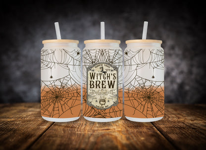 Glass Can Spiderweb Brew
