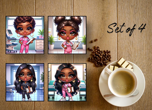 Drink Coasters- Doctor/Nurse