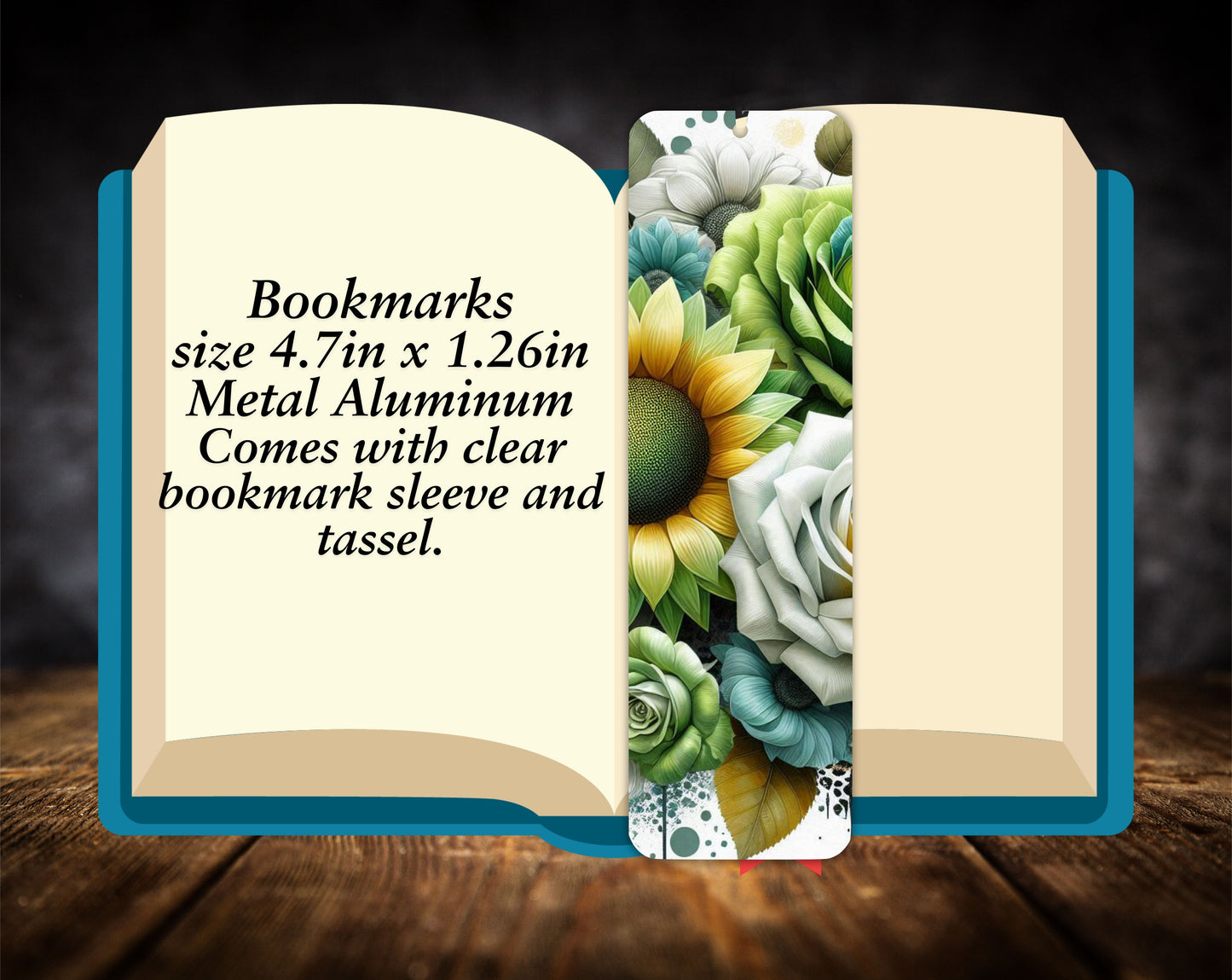 Bookmarks-Abstract Sunflowers