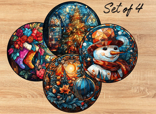 Drink Coaster-  Christmas Collection