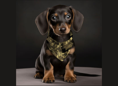 Dog Bandanas-Camouflage Designs