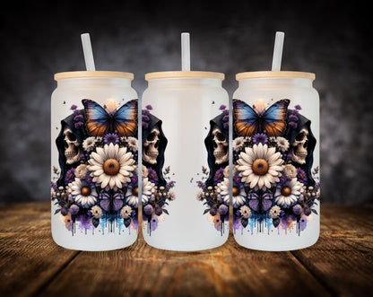 Glass Can- Cloak Skulls