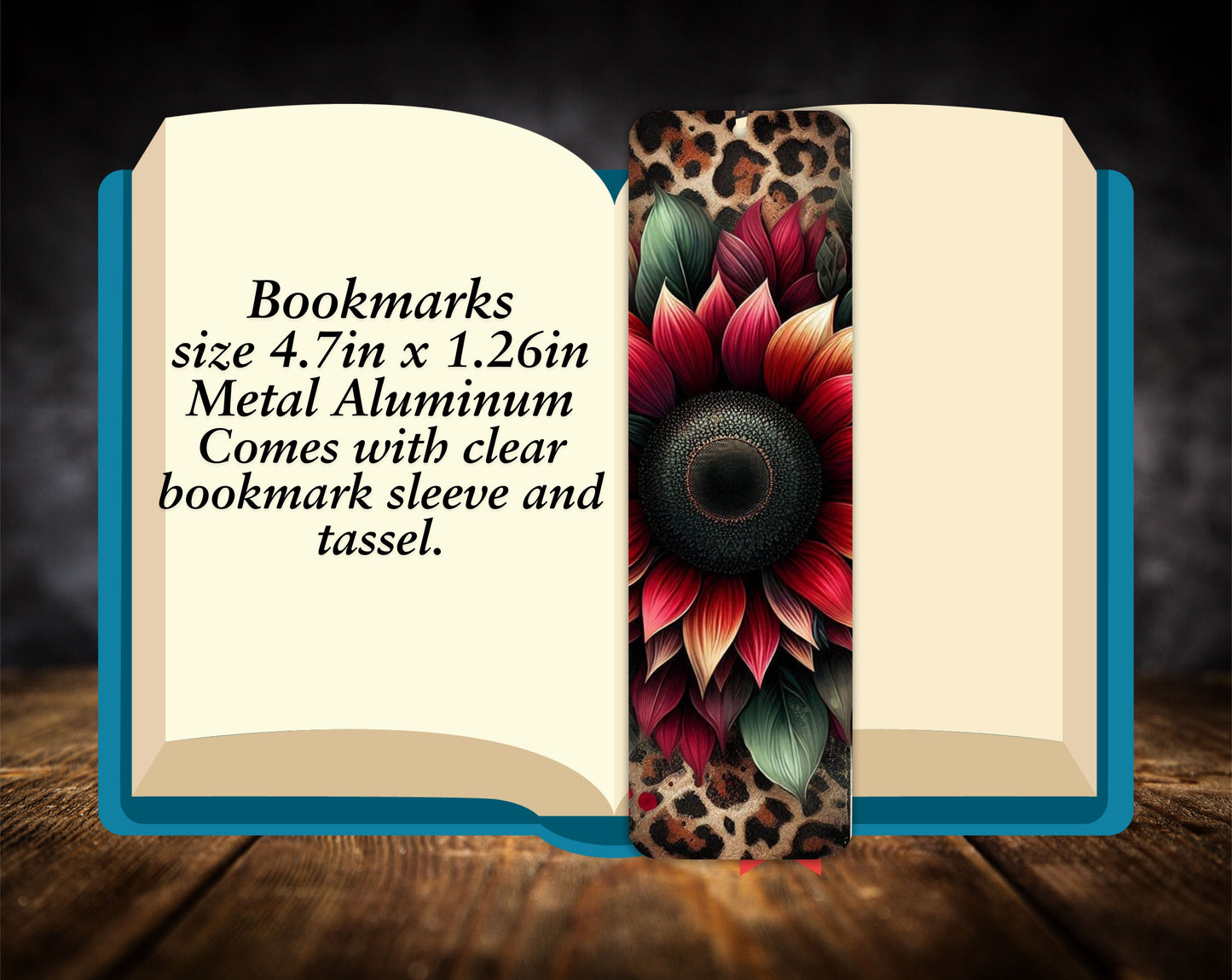 Bookmarks-Abstract Sunflowers