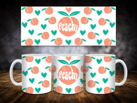 Coffee Mugs-Peachy