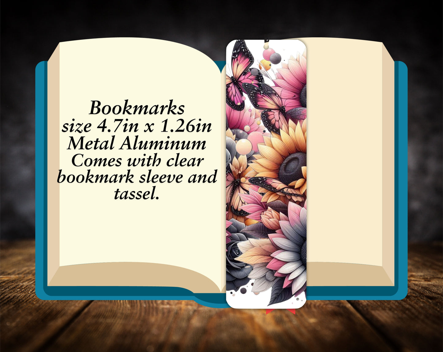 Bookmarks-Abstract Sunflowers
