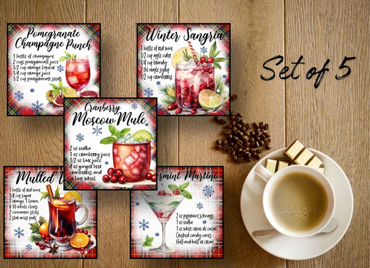 Drink Coasters- Cocktail Drinks