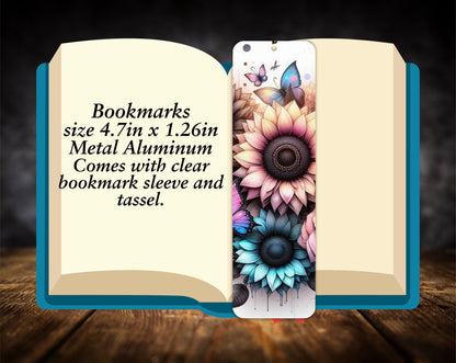 Bookmarks-Abstract Sunflowers
