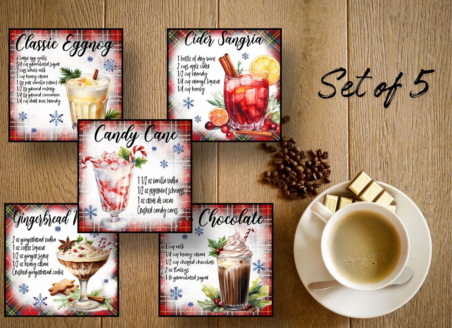 Drink Coasters- Cocktail Drinks